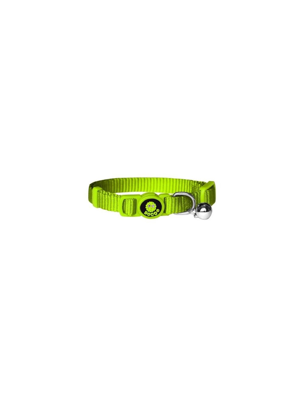 COLLAR DE NYLON P/ GATO DOCO -FURBALL VERDE- REF DCAT001