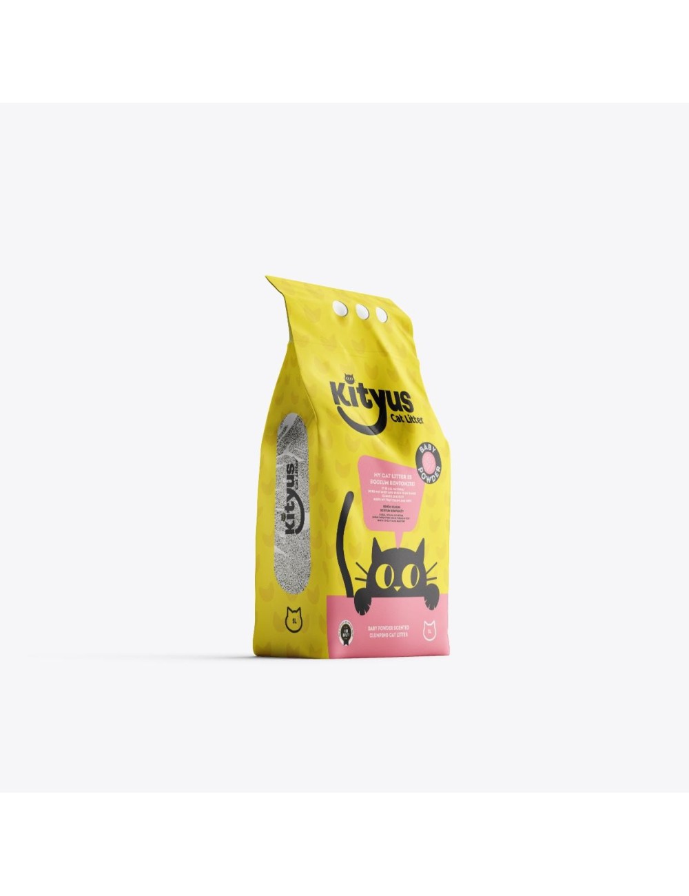 ARENA -KITYUS- BABY POWDER CLUMPING CAT LITTER X 5 LITROS