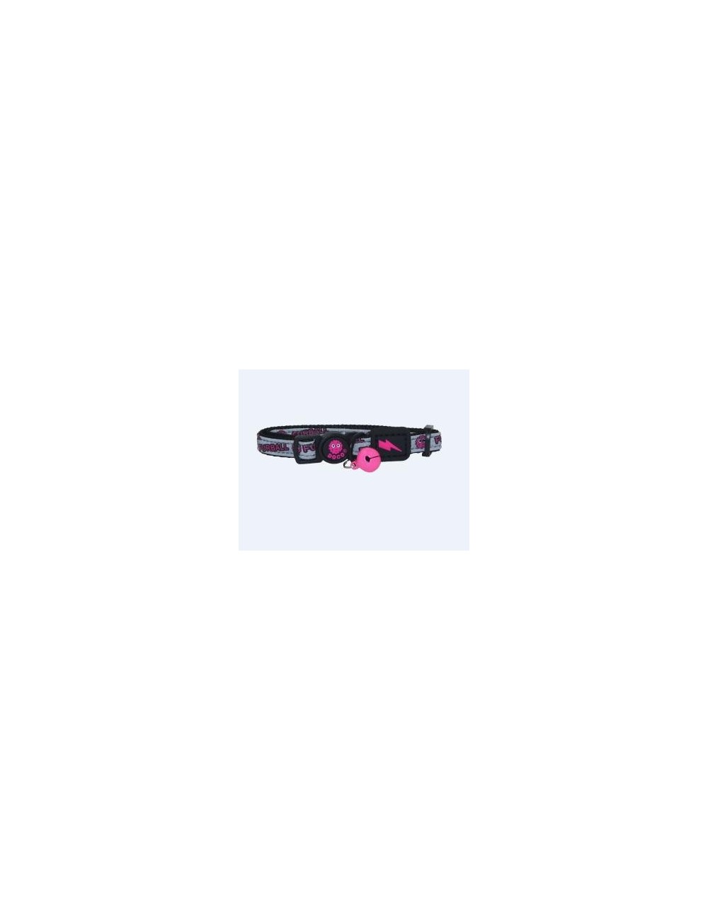 COLLAR DE NYLON P/ GATO DOCO REFLECTIVO -ROSA- REF DCAT011