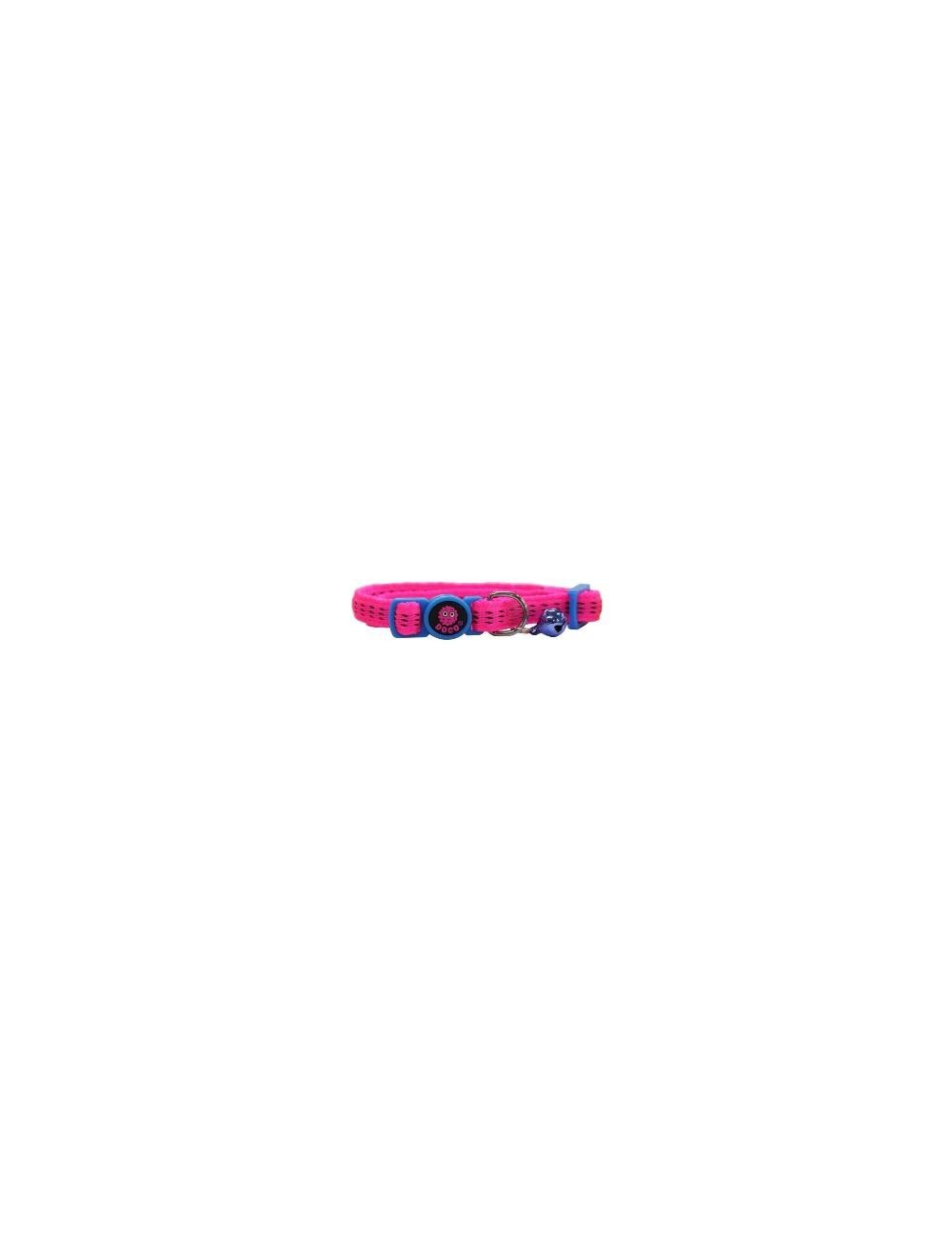 COLLAR DE NYLON P/ GATO DOCO -ROSA- REF DCAT010