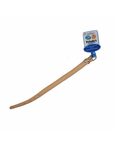 COLLAR Nº 2 DE CUERO NATURAL