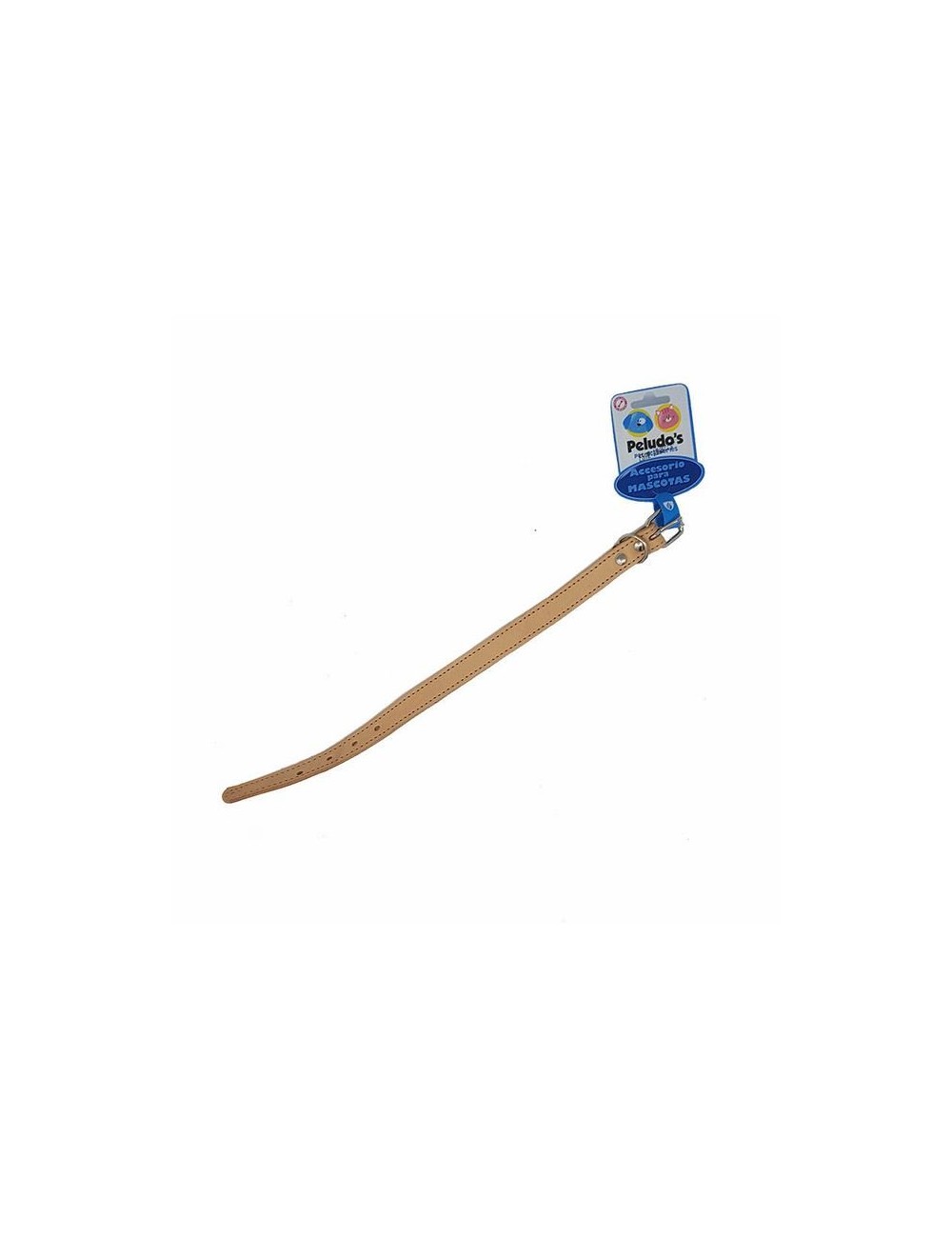 COLLAR Nº 2 DE CUERO NATURAL