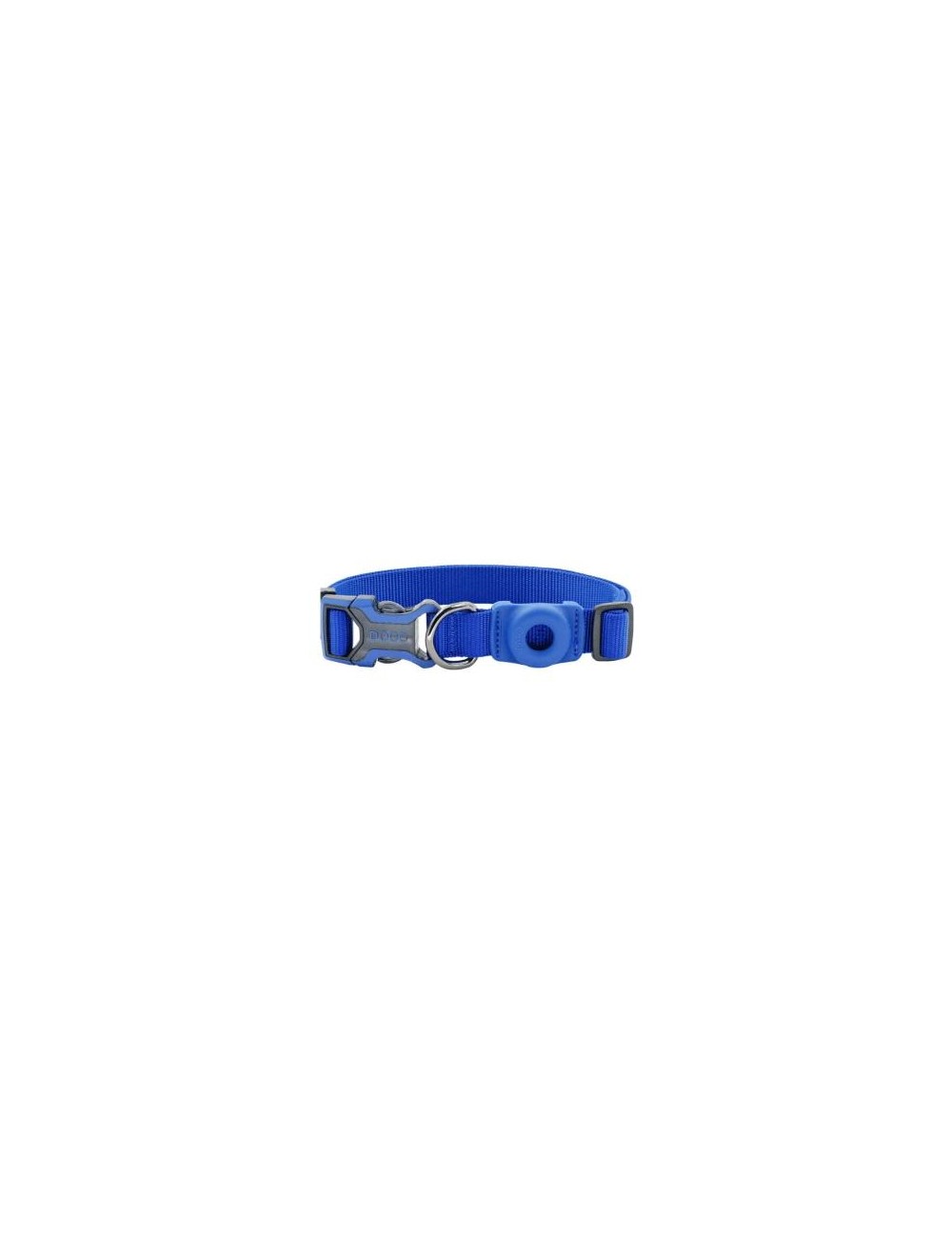 COLLAR DE NYLON DOCO AIRTAG D-RING -AZUL- M REF ATC-23002