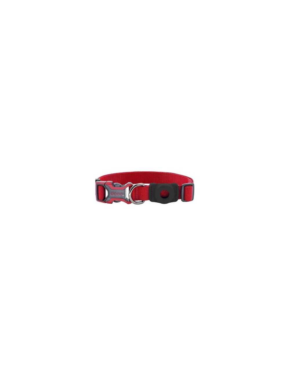 COLLAR DE NYLON DOCO AIRTAG D-RING -ROJO- M REF ATC-23002