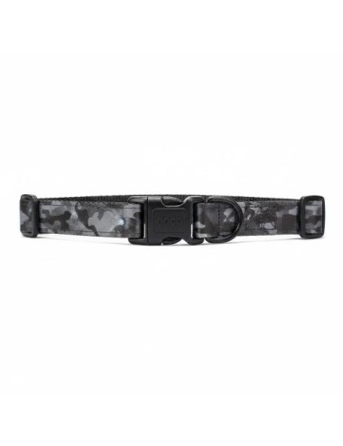COLLAR DE NYLON DOCO -ESTAMPADO MILITAR NEGRO- S REF DCL002