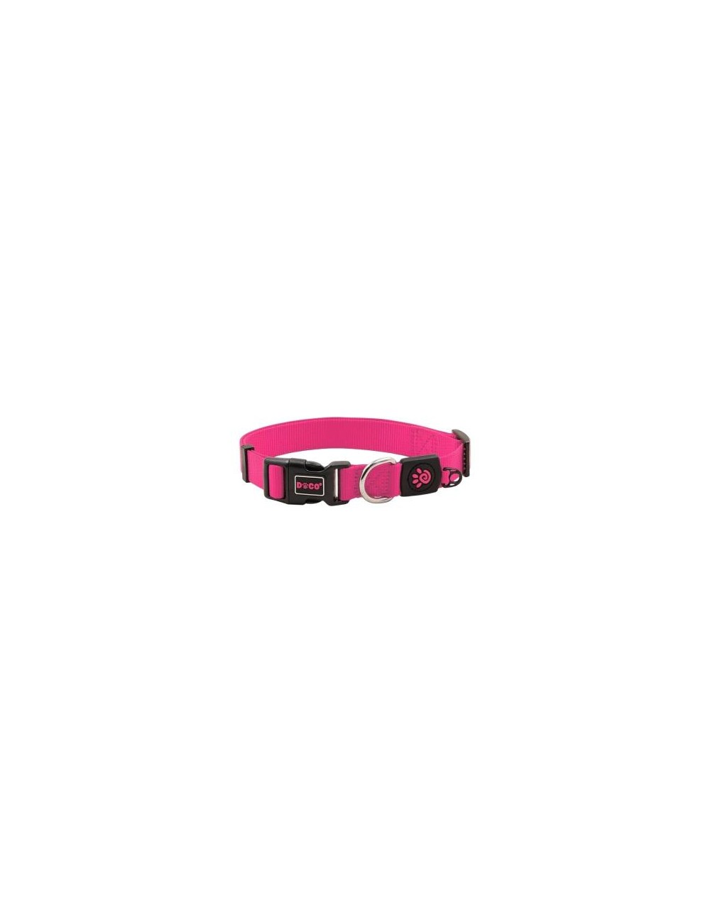COLLAR DE NYLON DOCO SIGNATURE -ROSADO- L REF DCSN002