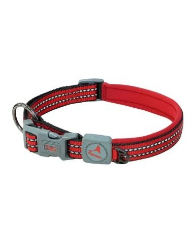 COLLAR DE NYLON DOCO VARIO REFLECTIVO -ROJO- S REF DCV002