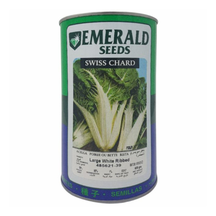 ACELGA LARGE WHITE RIBBED -EMERALD- LATA X 400 GRAMOS