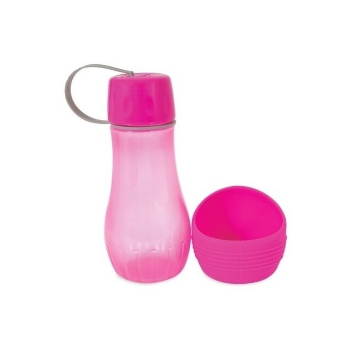 BOTELLA DE VIAJE PETMATE ROSADO REF. 44193