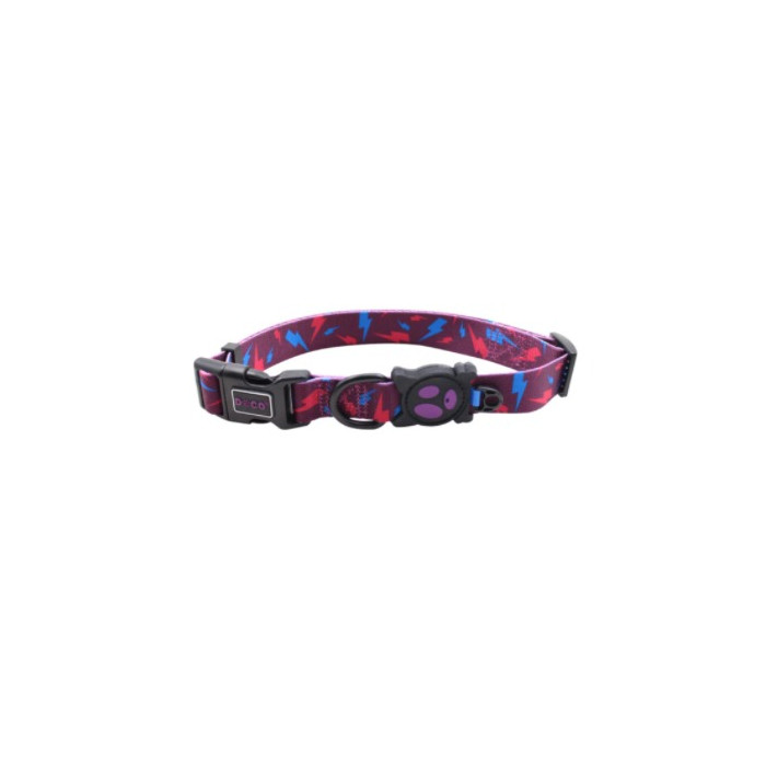 COLLAR DE NYLON DOCO -ESTAMPADO RAYO- S REF DCL002