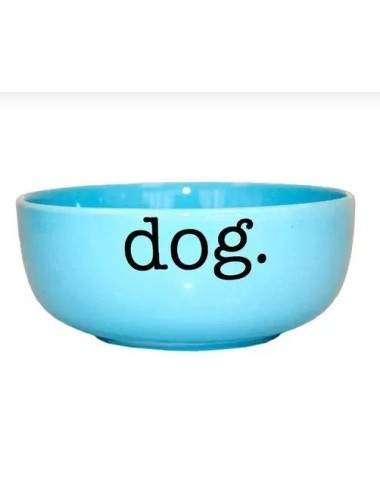 COMEDERO CERAMICO AZUL PARA PERRO - REF.: 11557