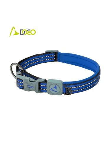 COLLAR DE NYLON DOCO VARIO REFLECTIVO -AZUL- L REF DCV002