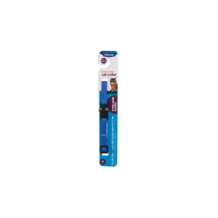 COLLAR PETMATE DE NYLON AZUL P GATO REF. 12006