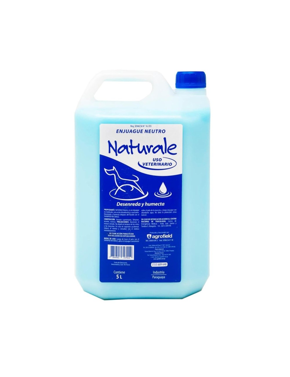 CREMA DE ENJUAGUE NATURALE X 5 LITROS