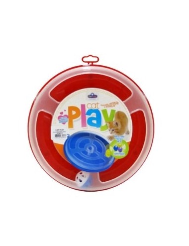 JUGUETE PARA GATO -PET INJET- PLATO CON PELOTA REF.: 11151