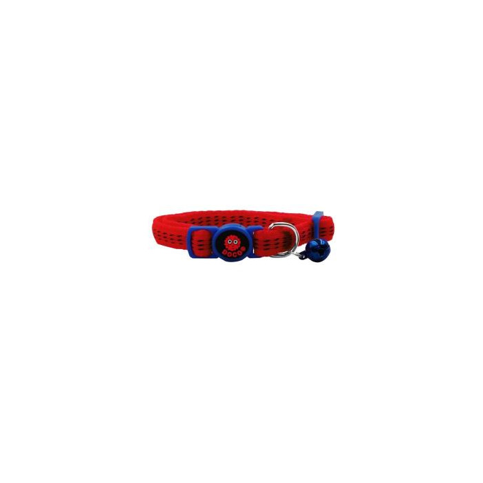 COLLAR DE NYLON P GATO DOCO -ROJO- REF DCAT010