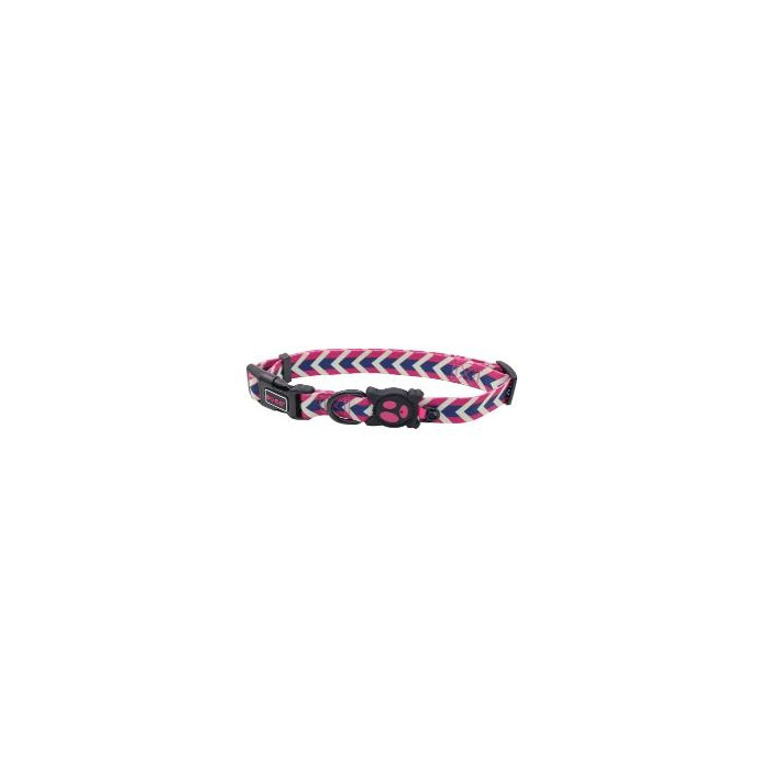 COLLAR DE NYLON DOCO  -ESTAMPADO LILA- S REF DCL002