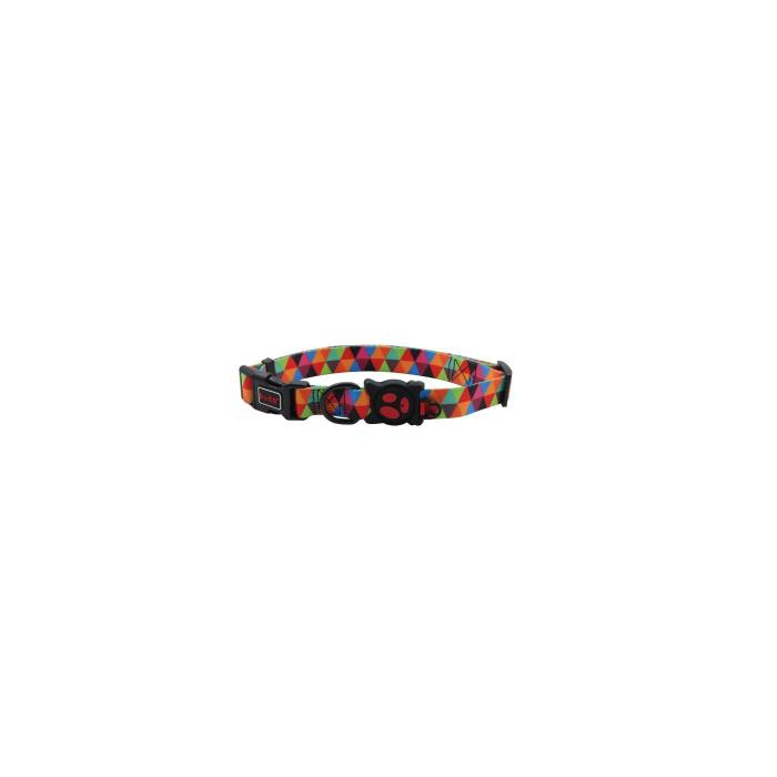 COLLAR DE NYLON DOCO  -ESTAMPADO TRIANGULO- S REF DCL002