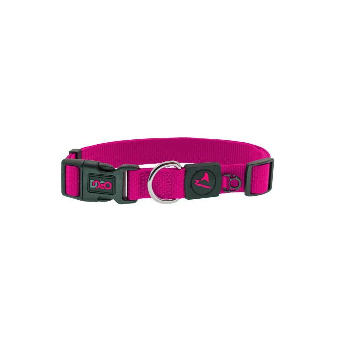 COLLAR DE NYLON DOCO SIGNATURE -ROSADO- L REF DCSN002