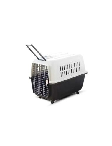 CAJA TRANSPORTADORA JCBPET CON RUEDA NEGRO REF HKX-004 - 81.5*55*60