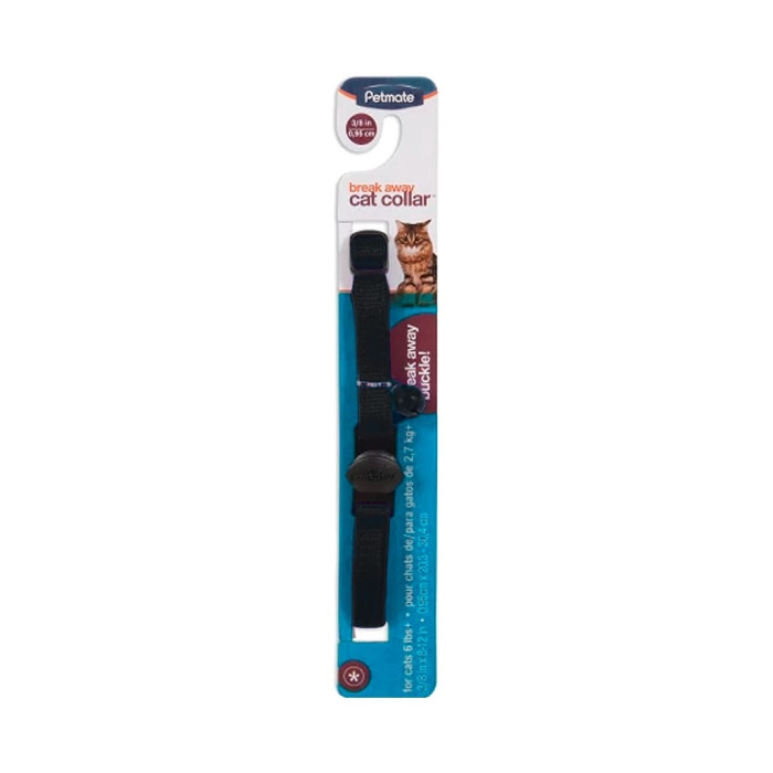 COLLAR PETMATE DE NYLON NEGRO P GATO REF. 1138612008