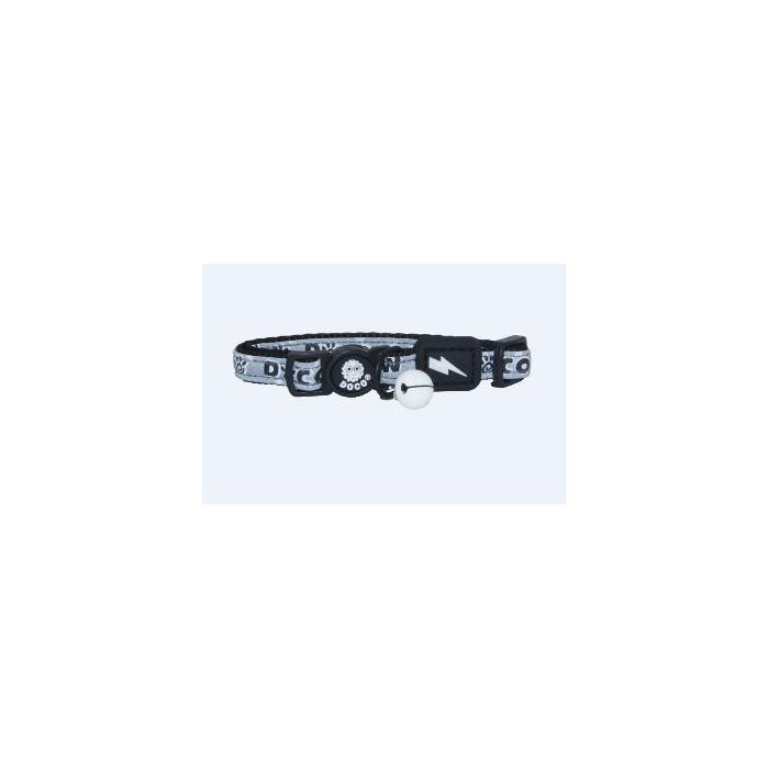 COLLAR DE NYLON P GATO DOCO REFLECTIVO -NEGRO- REF DCAT011
