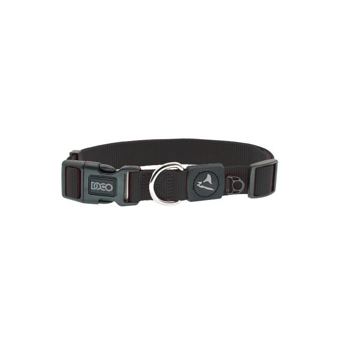 COLLAR DE NYLON DOCO SIGNATURE -NEGRO- XS REF DCSN002
