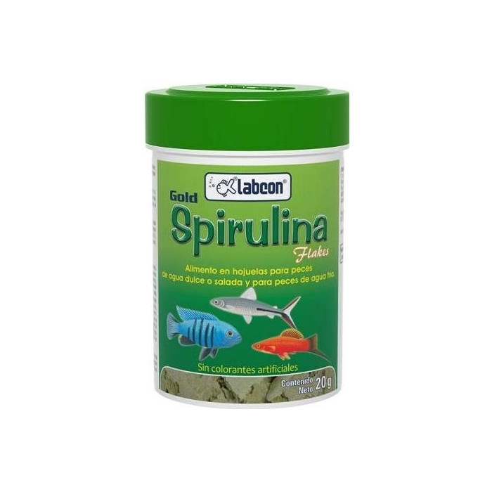LABCON GOLD SPIRULINA FLAKES X 20 GRAMOS