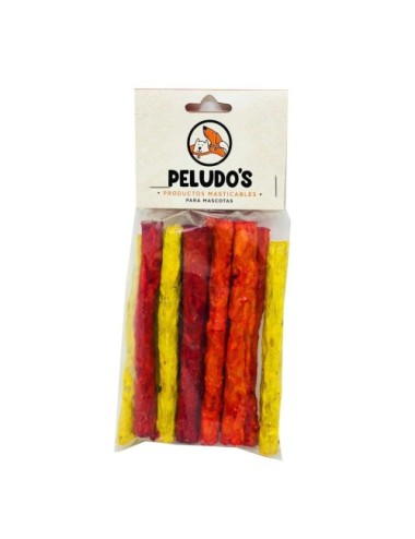 HUESO COMESTIBLE PALITOS DE COLORES X 12 UNIDADES