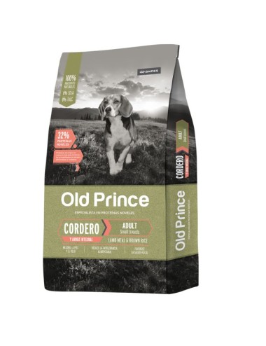 OLD PRINCE CORDERO Y ARROZ ADULTOS SMALL X 3KG.