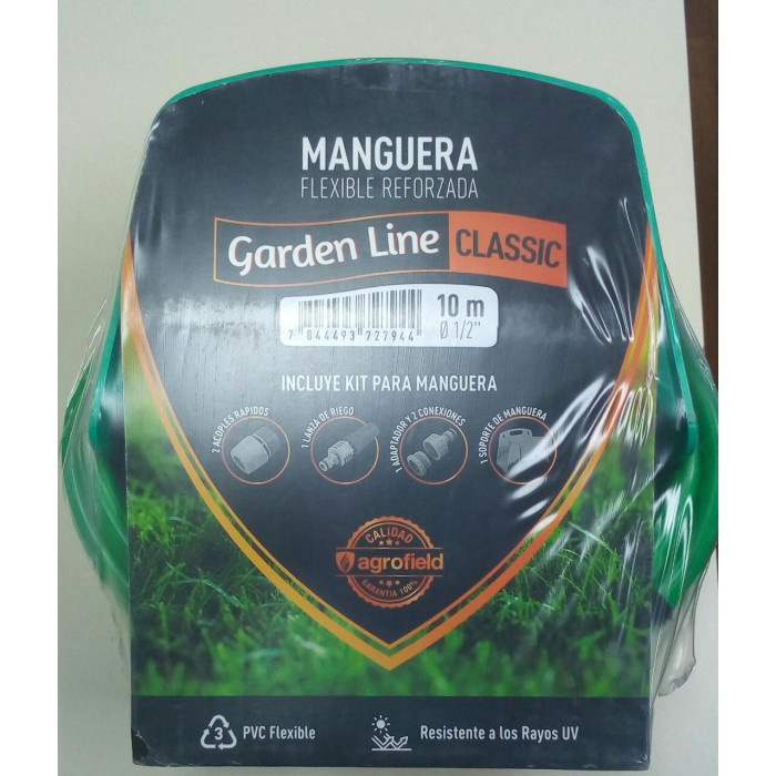MANGUERA GARDEN LINE CLASSIC X 10 METROS (CON PICOS)