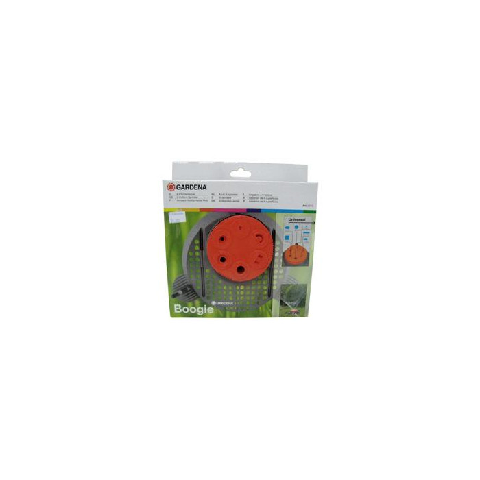 IRRIGADOR -GARDENA- 2073-20 BOOGIE DE 6 VIAS