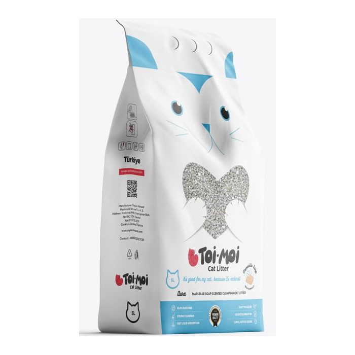 ARENA AURA -TOI MOI- MARSEILLE SOAP CLUMPING CAT LITTER X 5 LITROS
