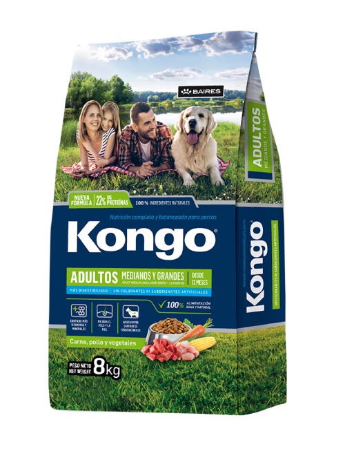 KONGO MEDIANOS Y GRANDES X 8KG