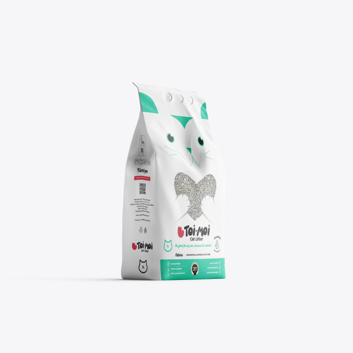 ARENA NATURA -TOI MOI- UNSCENTED CLUMPING CAT LITTER X 5 LITROS