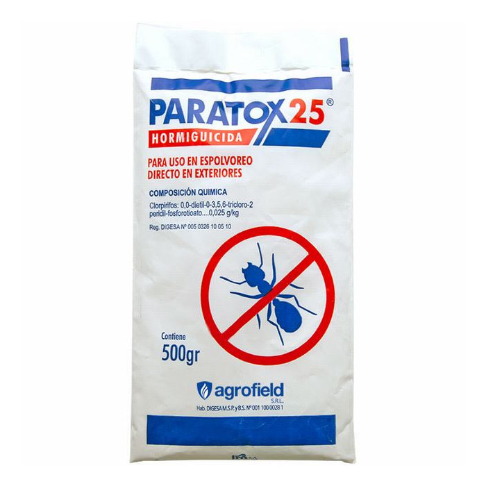 PARATOX 25 BOLSITA X 500 GRAMOS