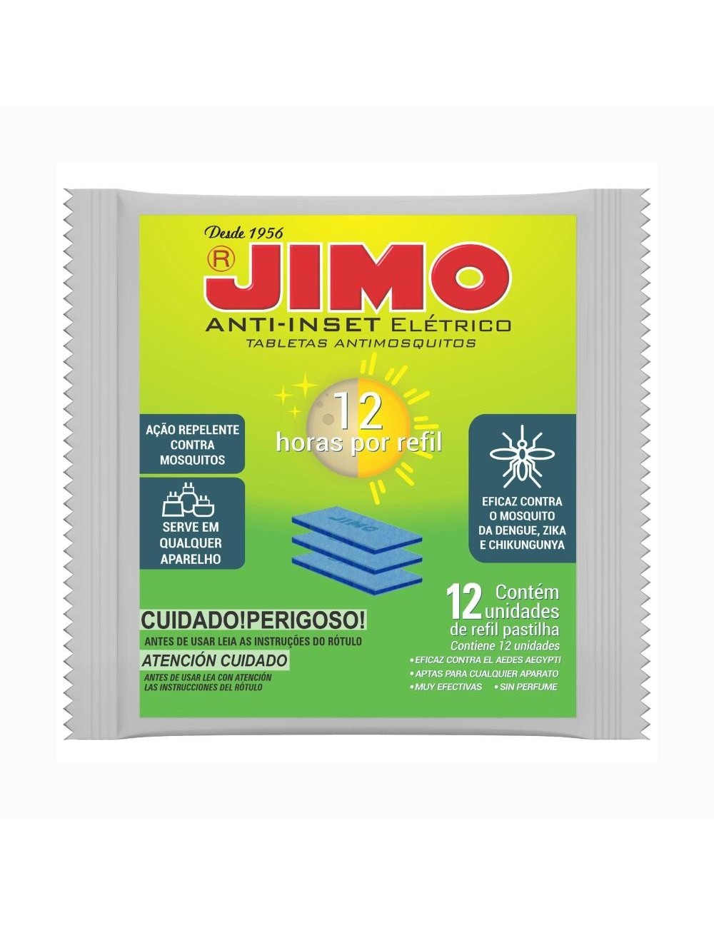 JIMO ANTIINSET MATA MOSQUITOS X 12 PASTILLAS