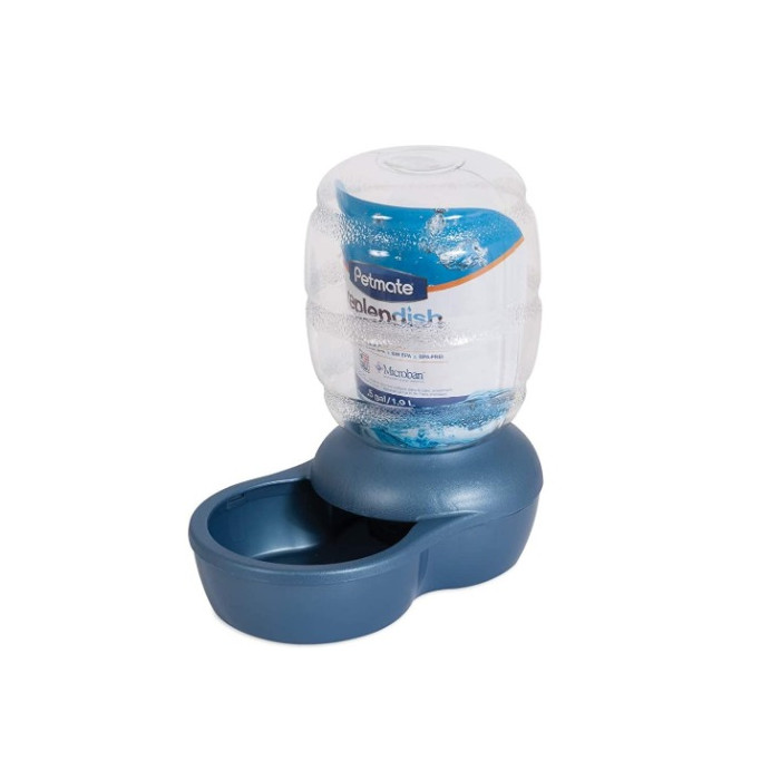 BEBEDERO PETMATE CIRCULAR PERLADO AZUL X 1,9L REF. 24540