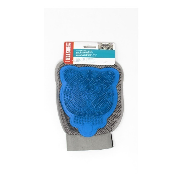 CEPILLO PETMATE MANOPLA PARA GATO AZUL REF. 89800