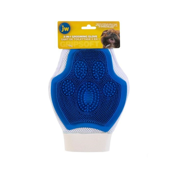 CEPILLO PETMATE MANOPLA PARA PERRO AZUL REF. 89801