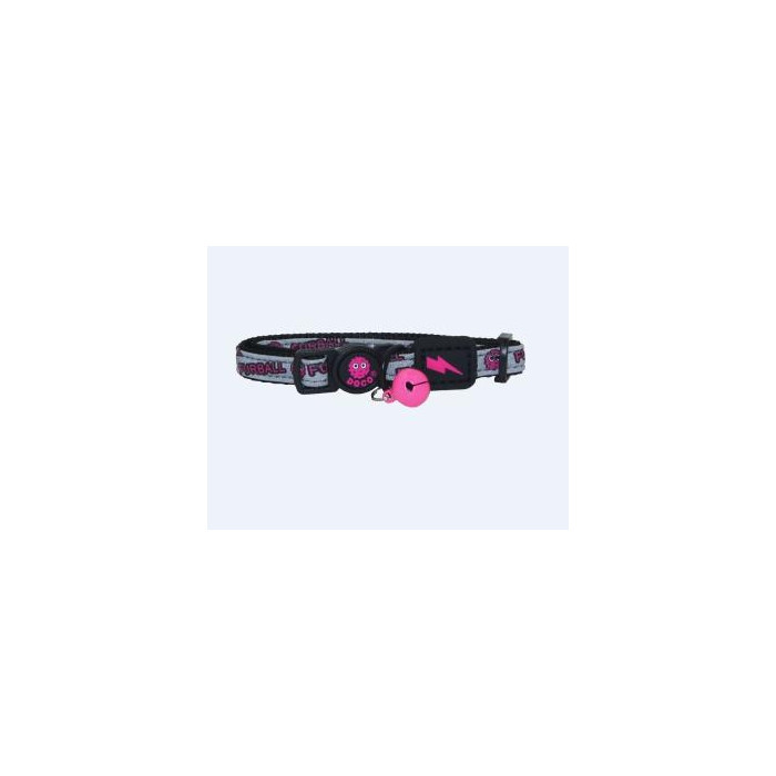 COLLAR DE NYLON P GATO DOCO REFLECTIVO -ROSA-