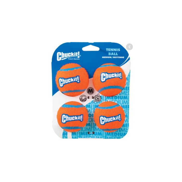 JUGUETE PETMATE CHUCKIT TENIS PACK X 4 MED REF. 057404