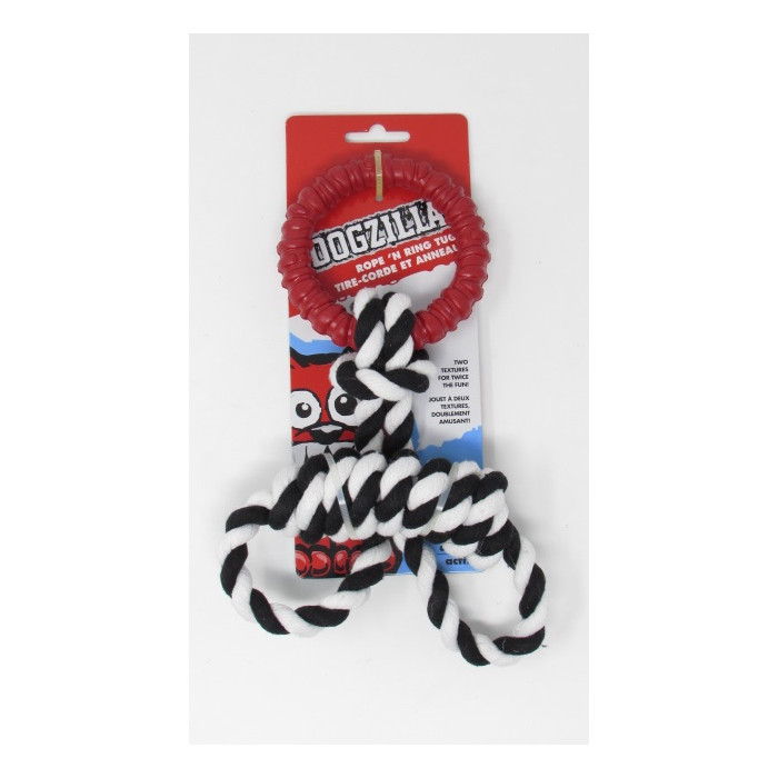 JUGUETE PETMATE DOGZILLA ROPE N RING TUG REF. 52040
