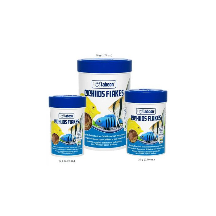 LABCON CICHLIDS FLAKES X 10 GRAMOS