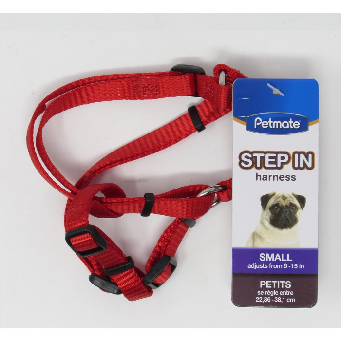PECHERA PETMATE NYLON AJUST. ROJO PEQUEÑO REF. 11239