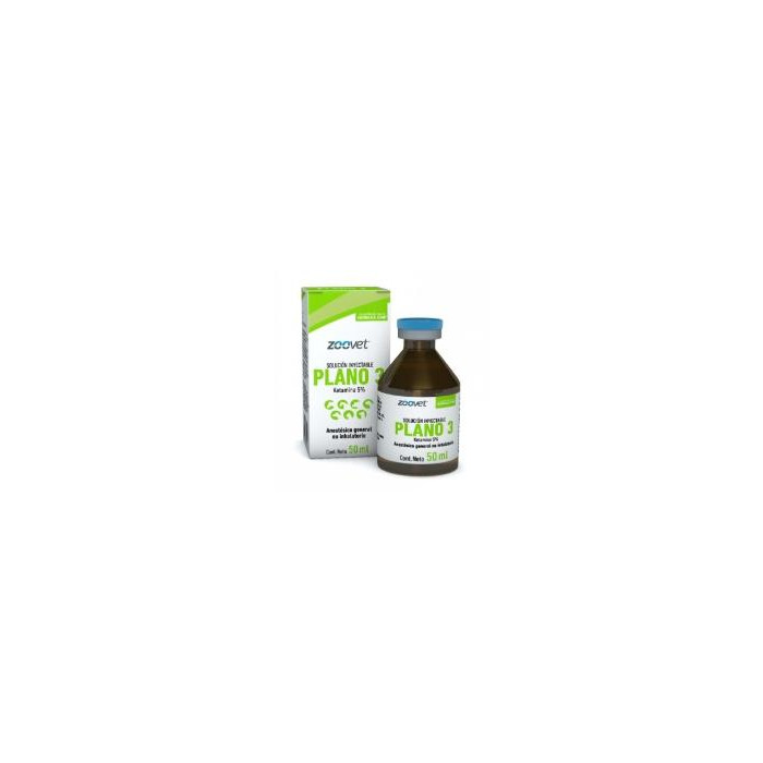 PLANO 3 (KETAMINA ZOOVET) X 50 C.C.