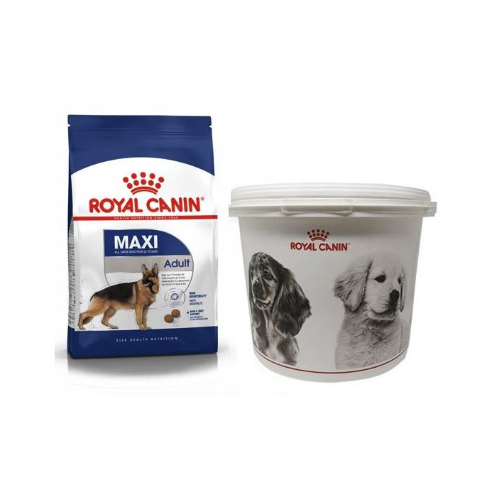 PROMO RCF MAXI ADULT X 4 KG + BARRIL ROYAL CANIN