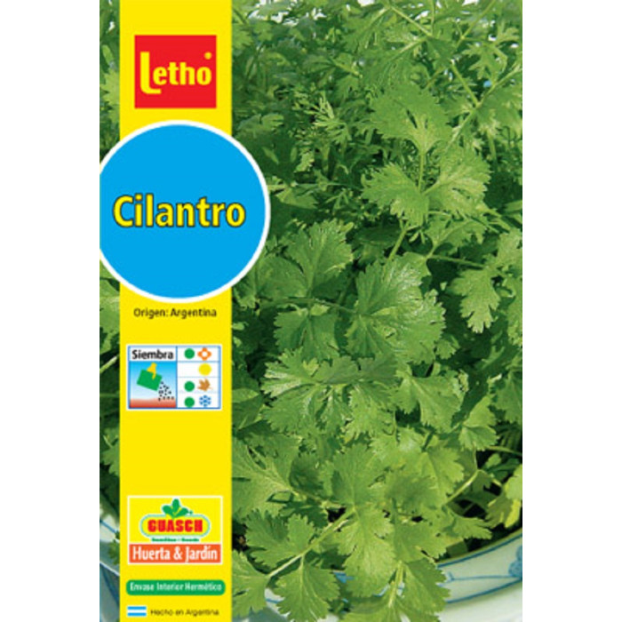 SOBRE DE HORTALIZAS -LETHO-CILANTRO- X 10 GRAMOS