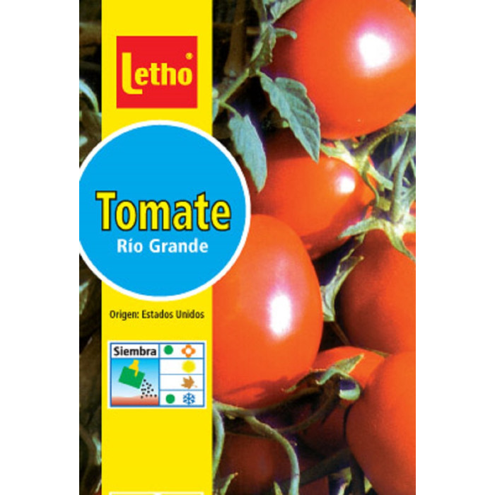 SOBRE DE HORTALIZAS -LETHO-TOMATE RIO GRANDE- SOBRE X 1 GRAMO