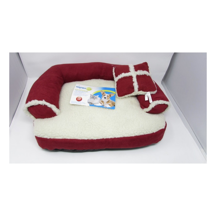 SOFA CAMA PETMATE ASPEN MIX DE COLORES C ALMOHADA PEQUEÑO REF. 28377
